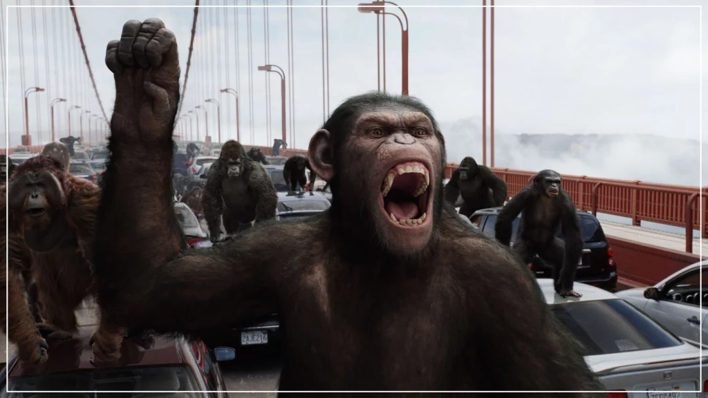 rise of the planet of the apes movie still
