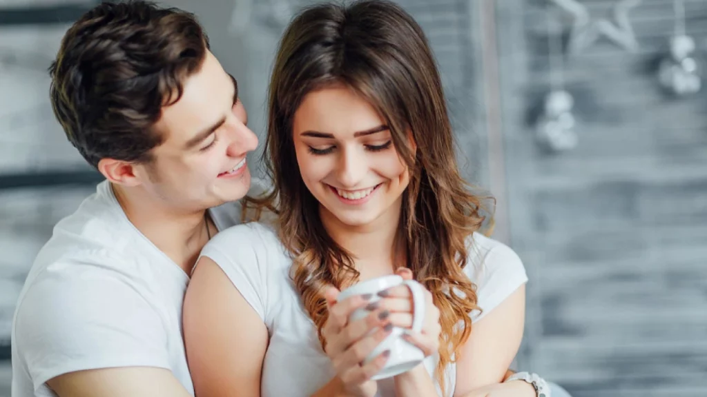 smiling couple