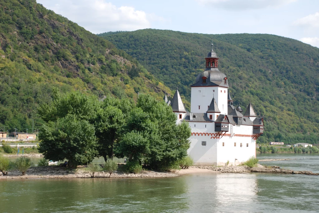 castle on river side