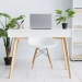 office-employee-workspace-with-laptop-table and plants