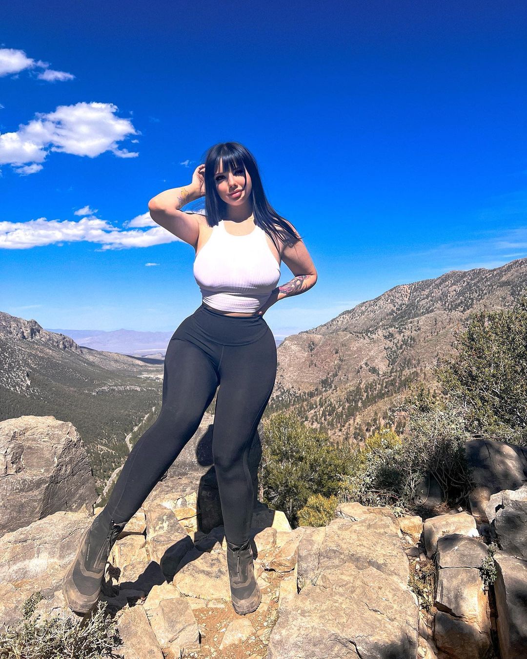 Mimsy Heart Catching Pokemon at Mount Charleston