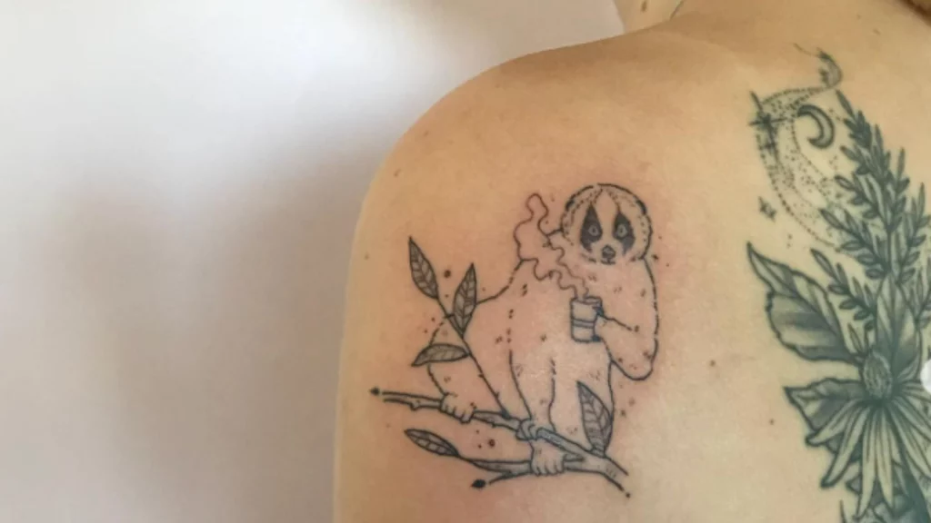Bear tattoo on Shoulder