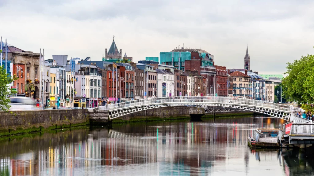 city view of Dublin