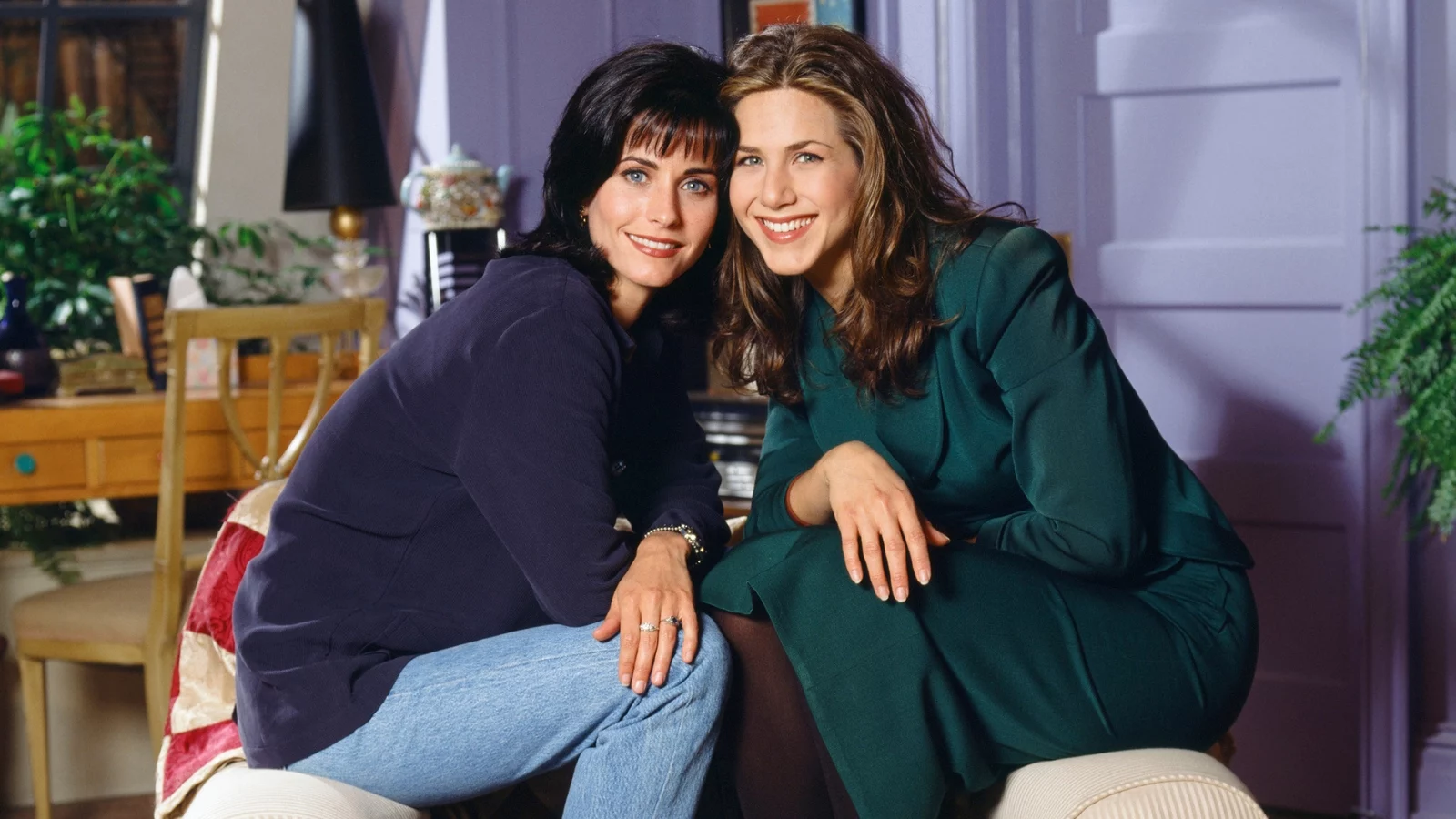 Monica and Rachel in FRIENDS. 
