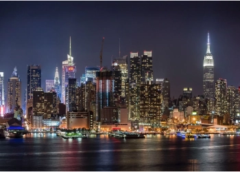 A beautiful view of the New York City.