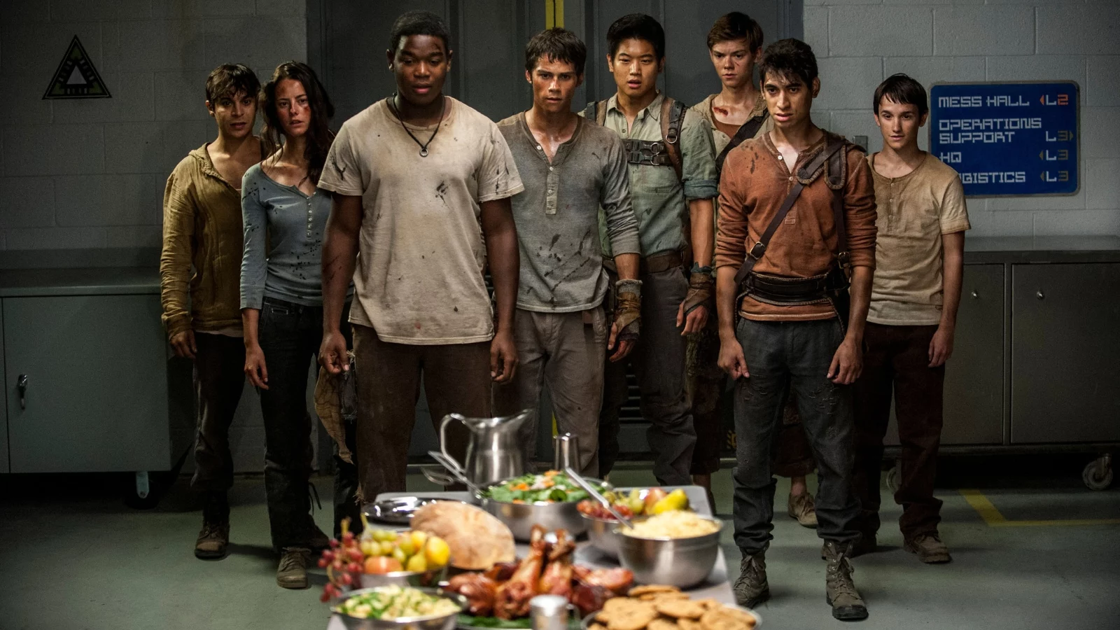 A still from the movie "The Maze Runner: Scorch Trials."