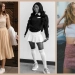 Girls wearing different types of Skirts