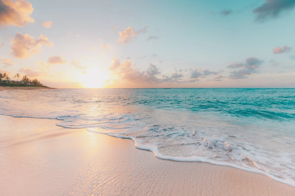 sunrise at the beach