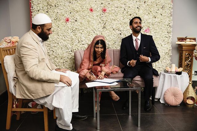 Asser Malik and Malala's wedding ceremony 