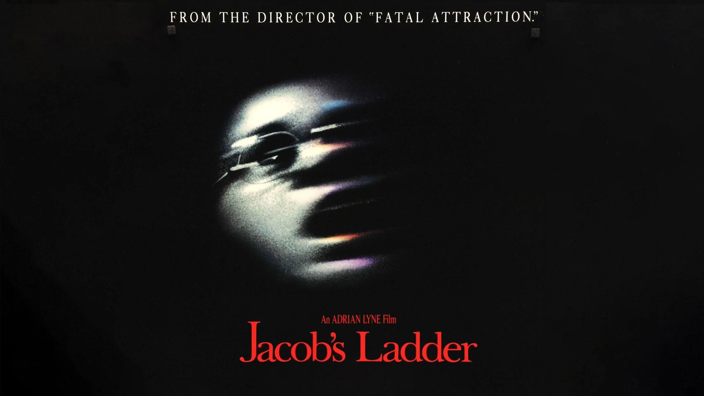 Scary poster of the movie Jacob's Ladder. 