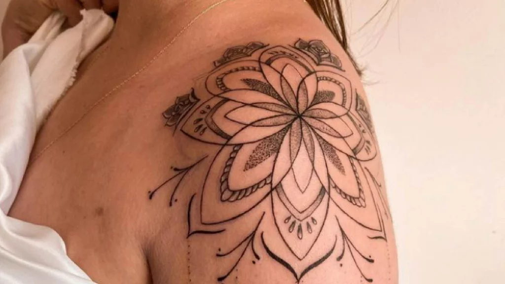 Mandala Tattoo on shoulder