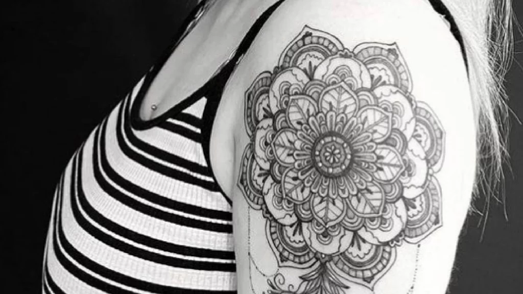 Mandala Tattoo on shoulder