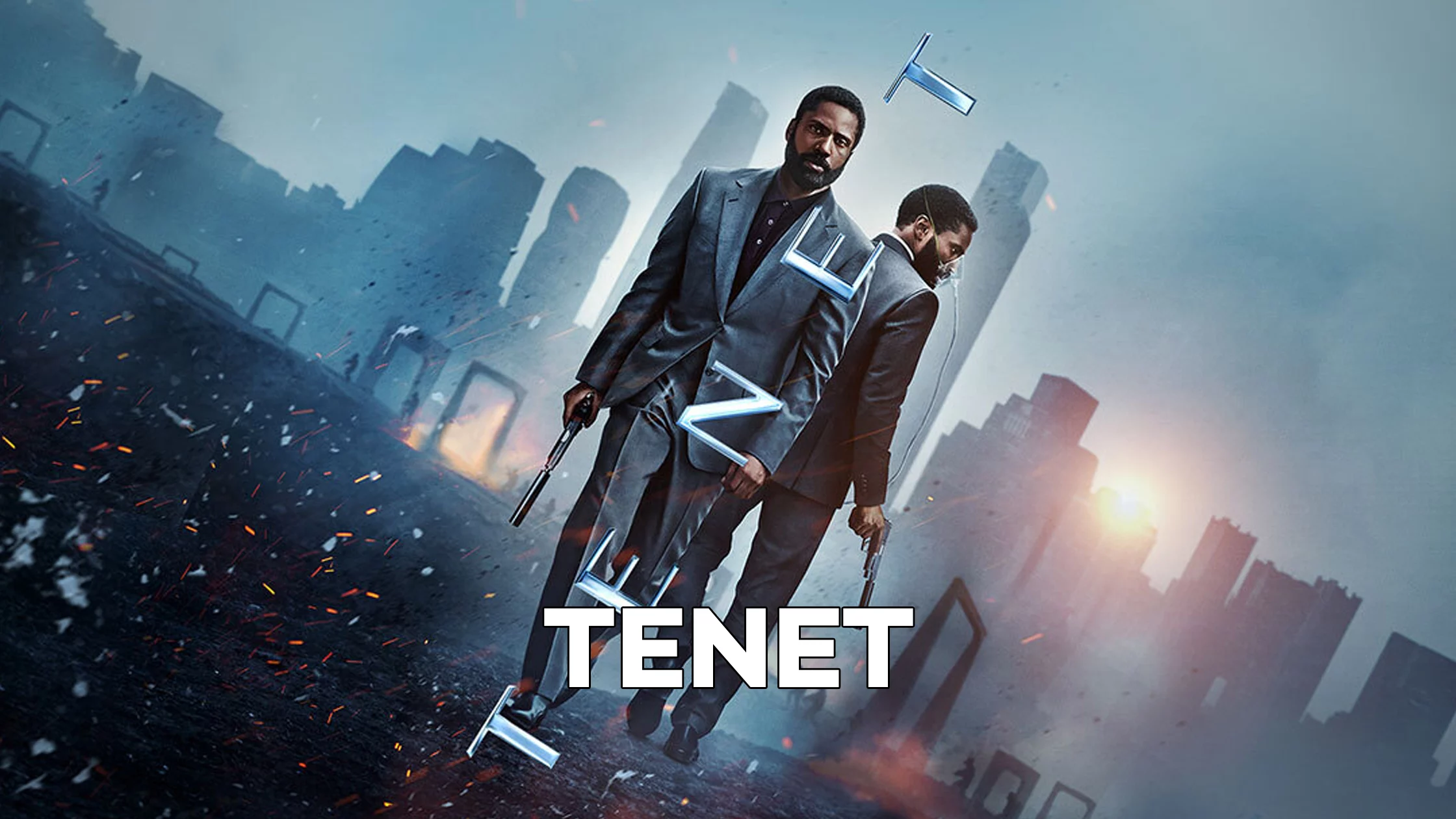 Poster of the movie Tenet. 