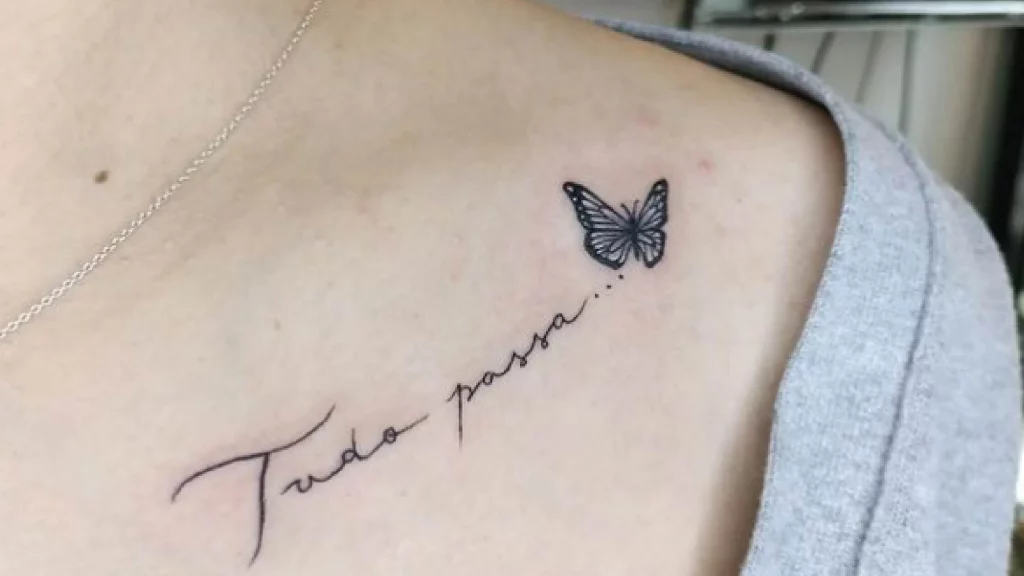 tatoo on side of shoulder