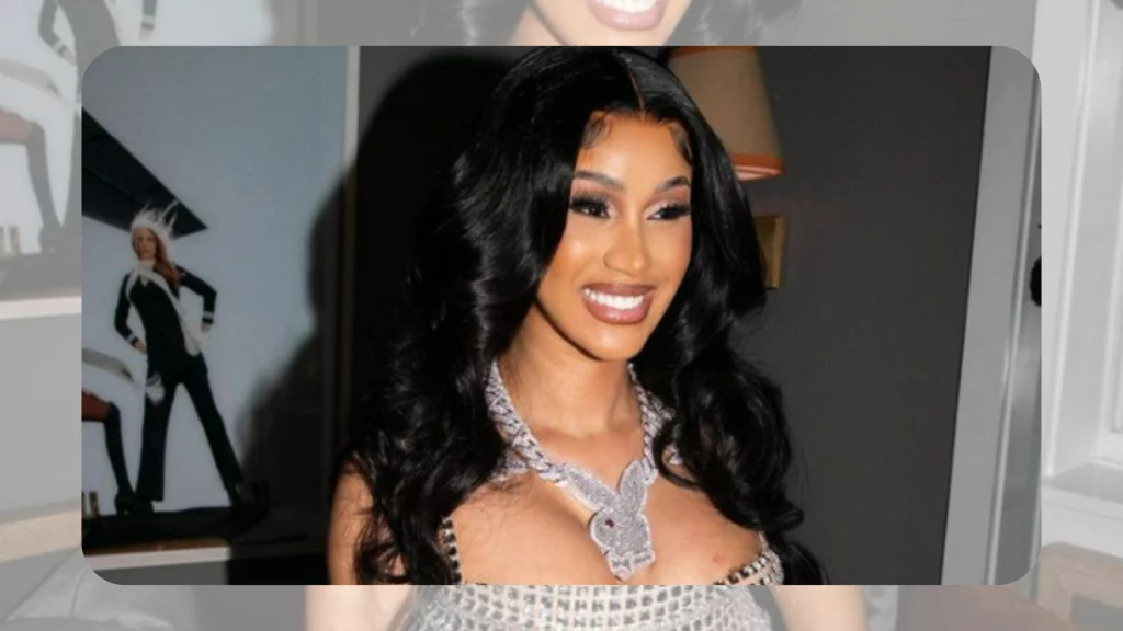 Cardi B smiling